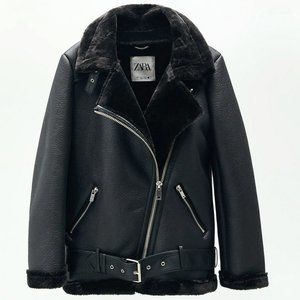 Zara Double-faced biker jacket